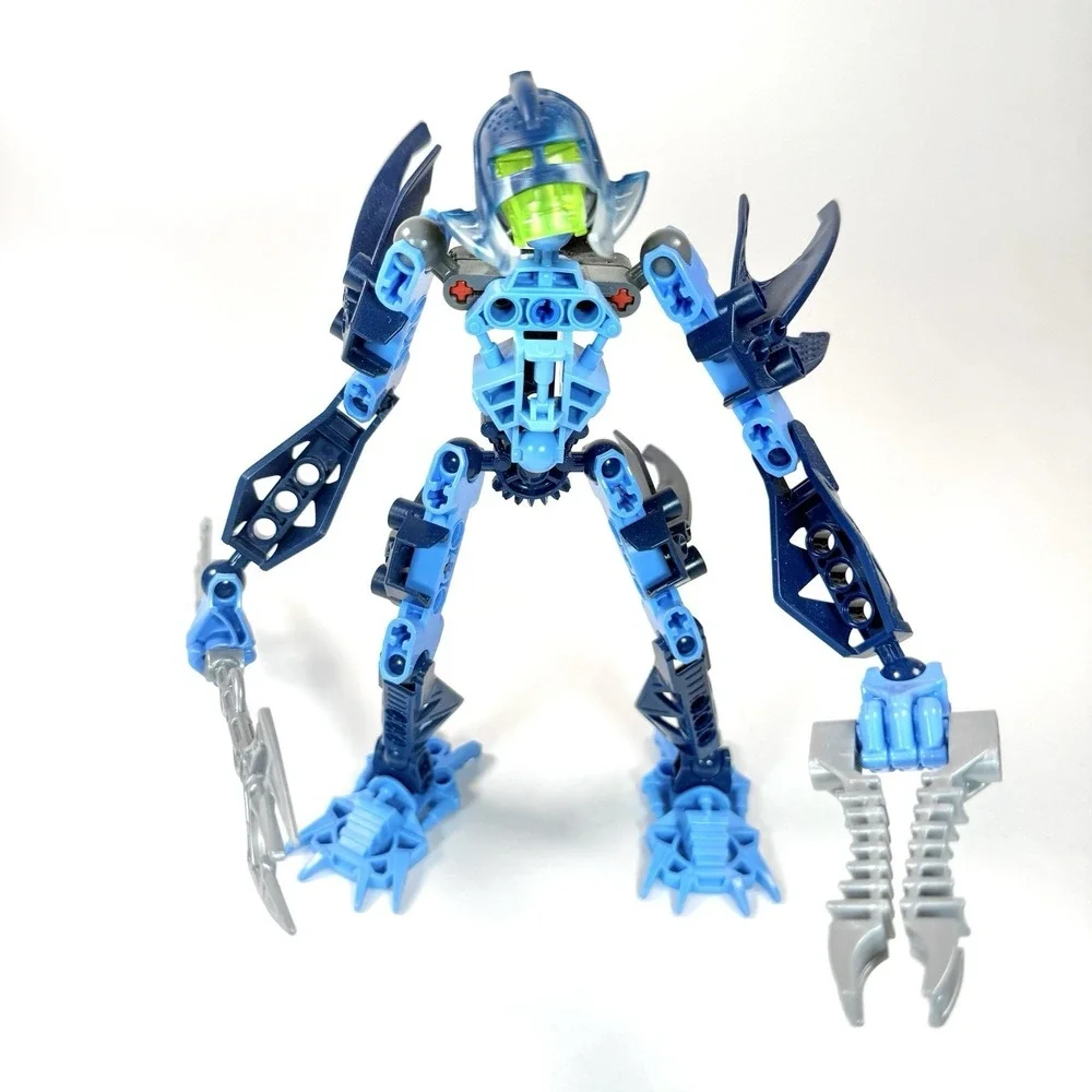 LEGO Bionicle Glatorian Legends Kiina 8987 Complete Manual Canister No Lid